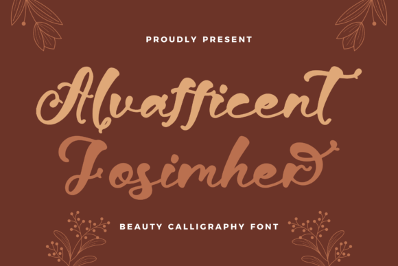 Alvafficent Fosimher: A Premium Script Typeface for Modern Brand Identity