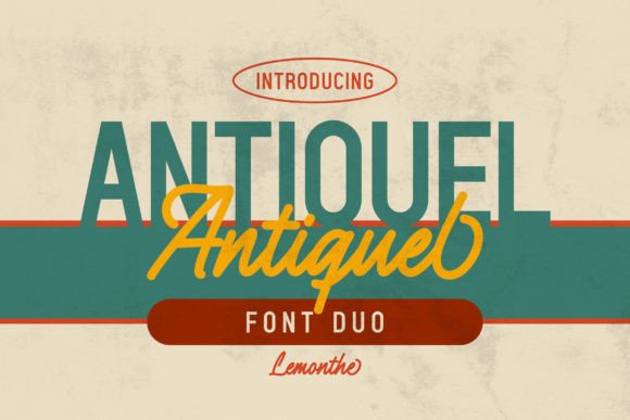 Antiquel: The Premium Font Duo for Scroll-Stopping Brand Visuals