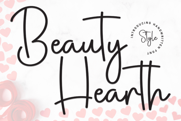 Beauty Hearth: The Perfect Handwritten Font for Crafters and Sellers