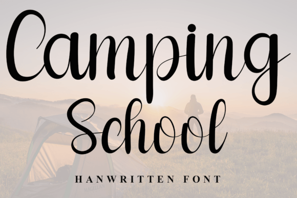 Camping School: The Handwritten Font That Elevates Digital Branding