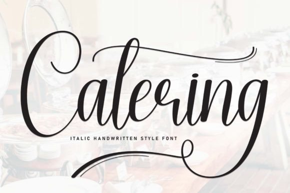 Catering: The Handwritten Typeface That Brings Warmth to Editorial Design