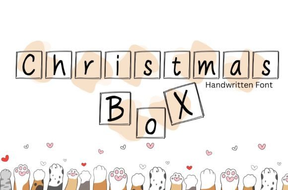 Christmas Box: A Handwritten Typeface for Modern Web Design