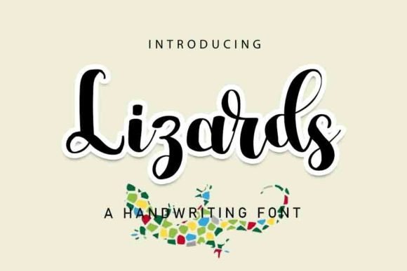 Discover Lizards: A Relaxed Handwritten Font for Modern Editorial Design