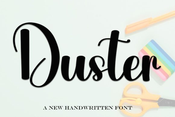 Duster: The Handwritten Typeface That Transforms Your Brand Identity