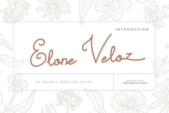 Elone Veloz: The Organic Typeface That Elevates Small Business Branding