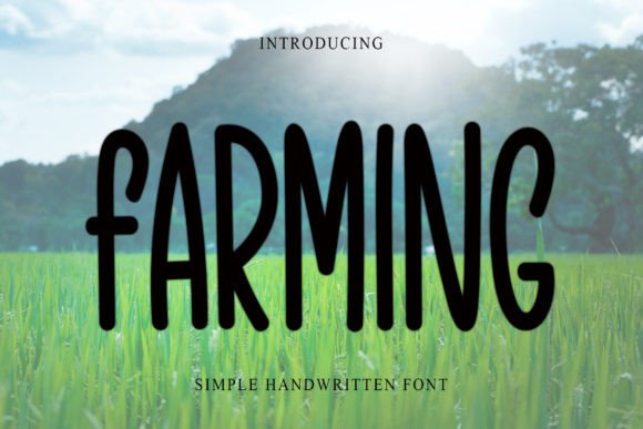 Farming: The Handwritten Typeface That Elevates Digital Brand Identity