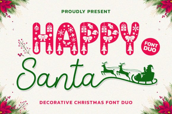Happy Santa Duo: A Premium Christmas Typeface for Brand Identity