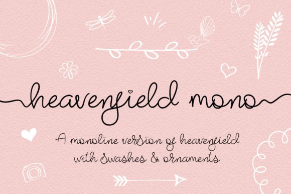 Heavenfield Mono: A Premium Script Amp for Editorial Design
