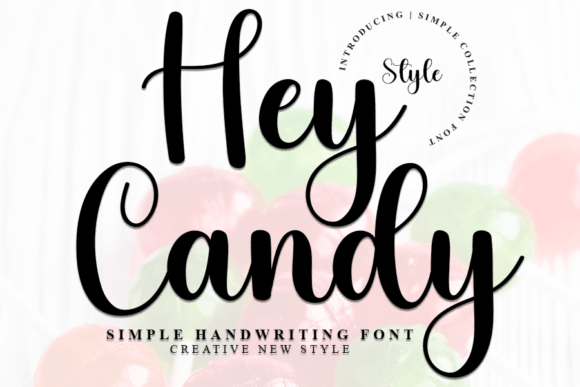 Hey Candy: A Modern Handwritten Typeface for Bold Branding