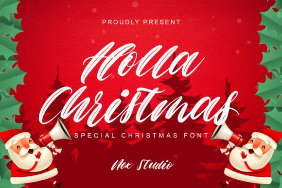 Holla Christmas: The Perfect Handwritten Font for Holiday Branding