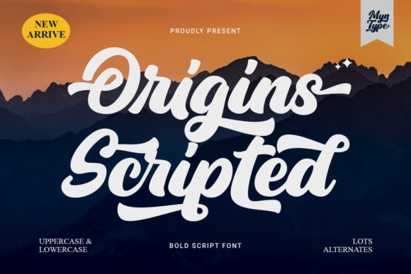 Origins Scripted: A Premium Typeface for Dynamic Campaigns