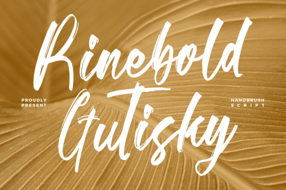 Rinebold Gutisky: The Handwritten Typeface for Authentic Campaigns