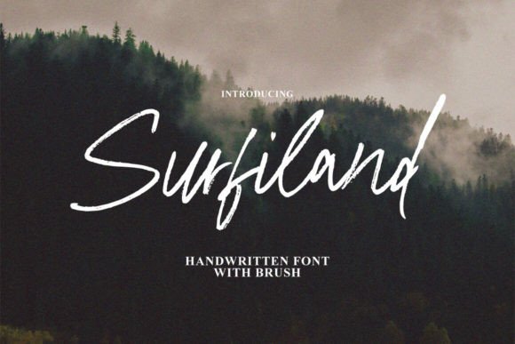 Surfiland: The Handwritten Font That Elevates Small Business Branding