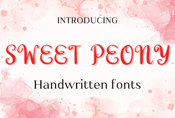 Sweet Peony: A Handwritten Script Amp for Editorial Design