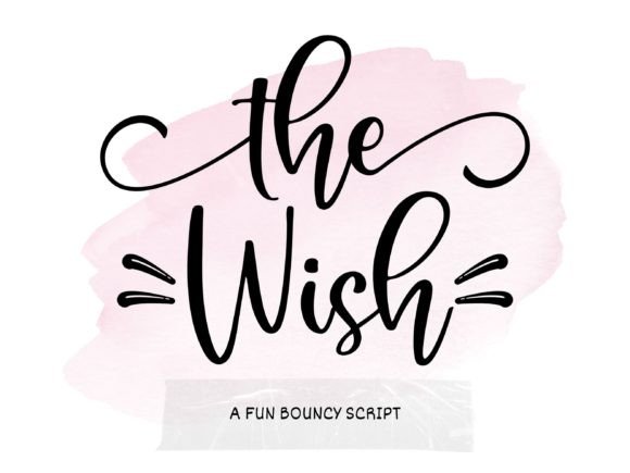 The Wish: A Playful Typeface for Handmade Branding