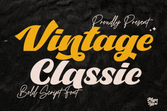 Vintage Classic: A Handwritten Typeface for Authentic Branding