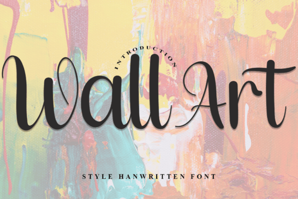 Wall Art: The Handwritten Typeface for Modern Web Design