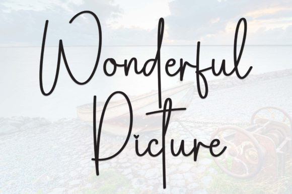 Wonderful Picture: A Timeless Handwritten Typeface for Authentic Branding