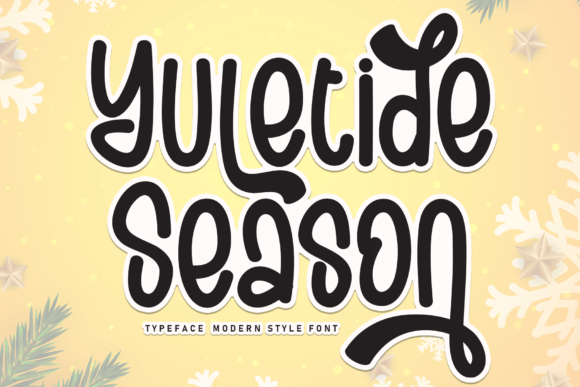 Yuletide Season: A Handwritten Typeface for Warm Editorial Design